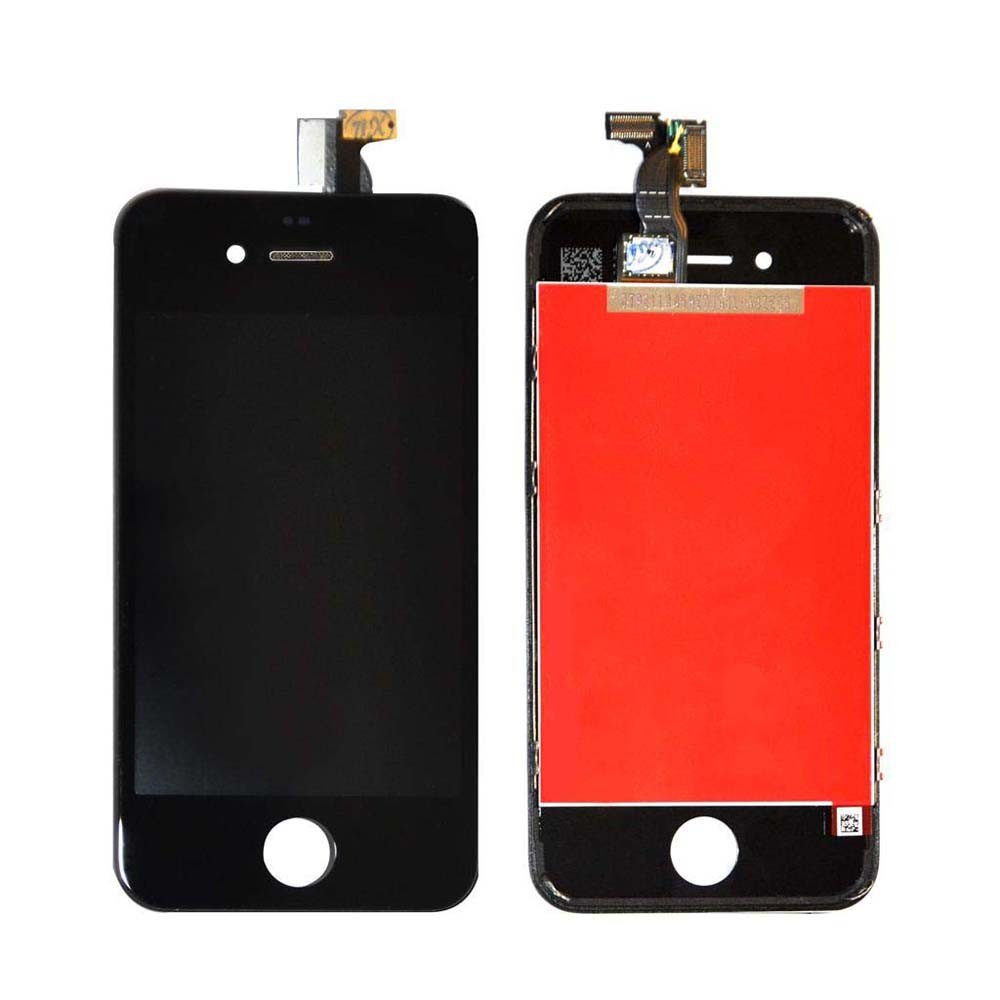 LCD displej + sklíčko LCD + dotyková plocha pro Apple iPhone 4 - černá
