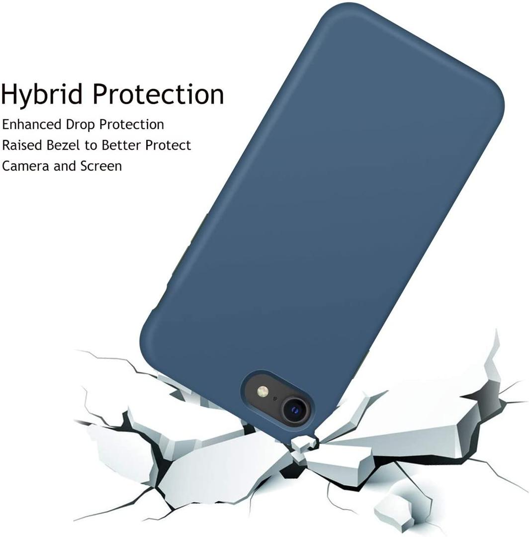Silikonový TPU kryt pro iPhone 7 Plus / 8 Plus, námořnická modrá