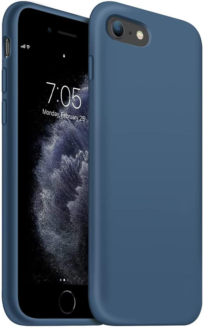 Silikonový TPU kryt pro iPhone 7 / 8 / SE 2020, námořnická modrá